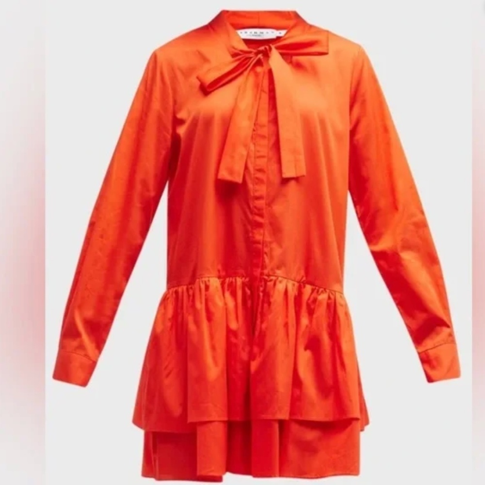 Harshman Laverne Dress Coral Sz XS - Picture 2 of 4